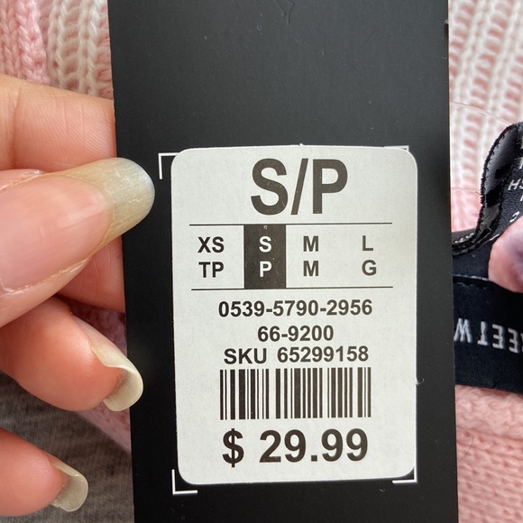 Urban Planet Cardigan - Pink & White - Vintage Checkered - Picture 3 of 3